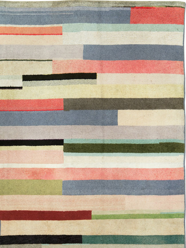 Vintage French Art Deco Carpet, No.27845 - Galerie Shabab