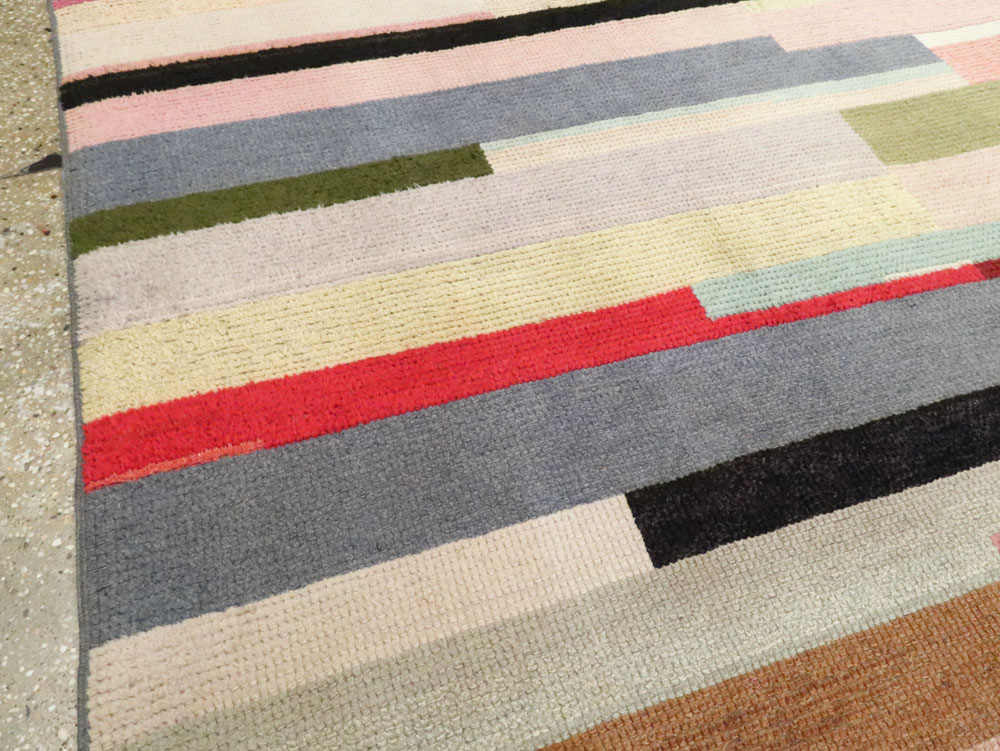 Vintage French Art Deco Carpet, No.27845 - Galerie Shabab