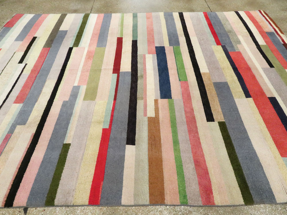 Vintage French Art Deco Carpet, No.27845 - Galerie Shabab