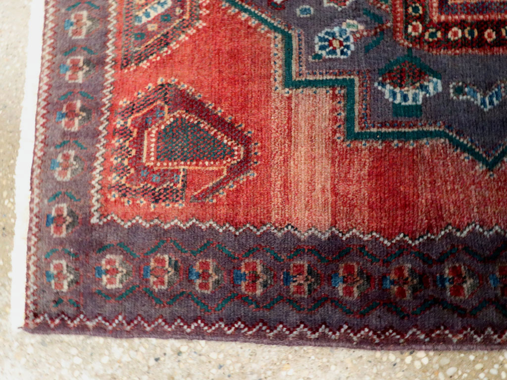 Vintage Persian Hamadan Rug, No.27855 - Galerie Shabab