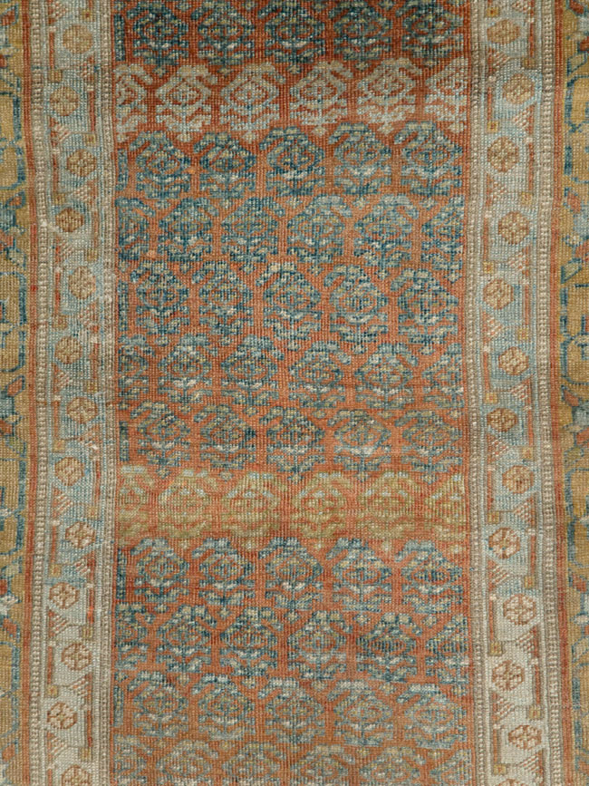 Antique Persian Kurd Bidjar Gallery Carpet, No.27858 - Galerie Shabab