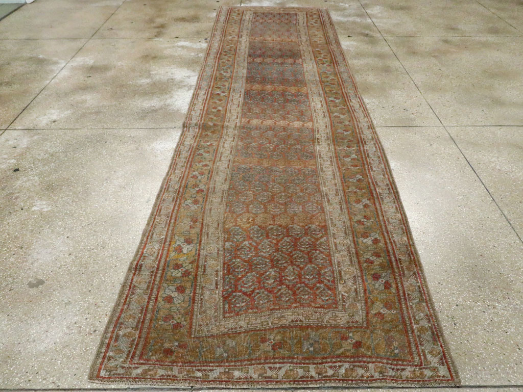 Antique Persian Kurd Bidjar Gallery Carpet, No.27858 - Galerie Shabab