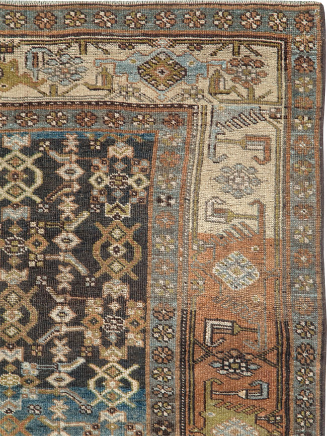 Antique Persian Bidjar Gallery Carpet, No.27860 - Galerie Shabab