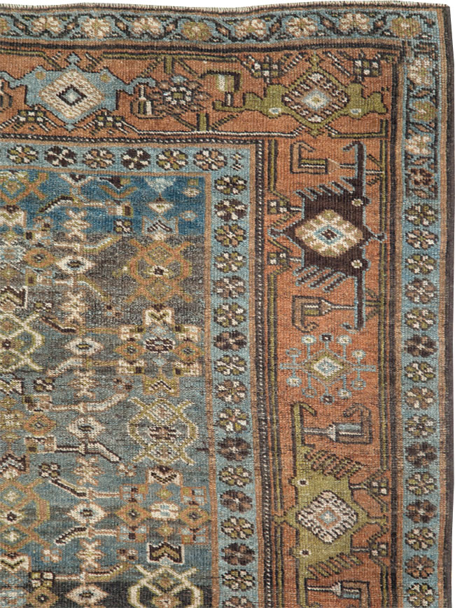 Antique Persian Bidjar Gallery Carpet, No.27860 - Galerie Shabab