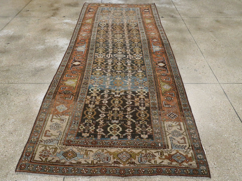 Antique Persian Bidjar Gallery Carpet, No.27860 - Galerie Shabab