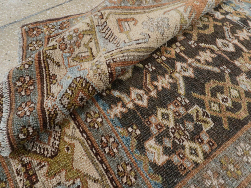 Antique Persian Bidjar Gallery Carpet, No.27860 - Galerie Shabab