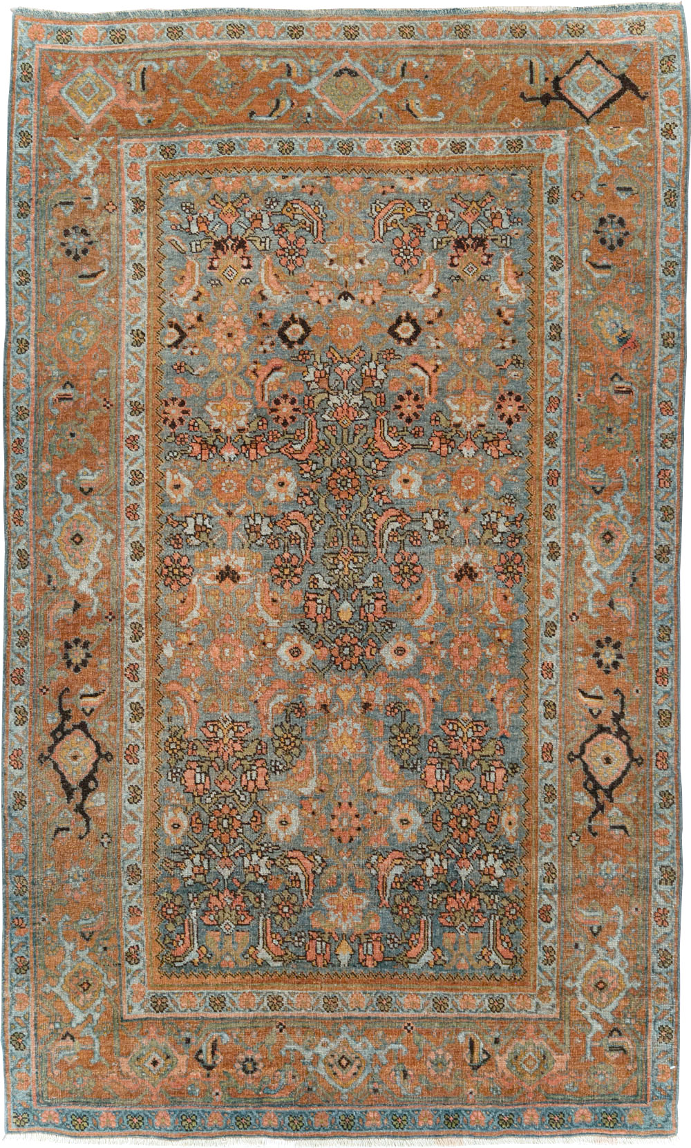 Antique Persian Bidjar Accent Rug, No.27862 - Galerie Shabab