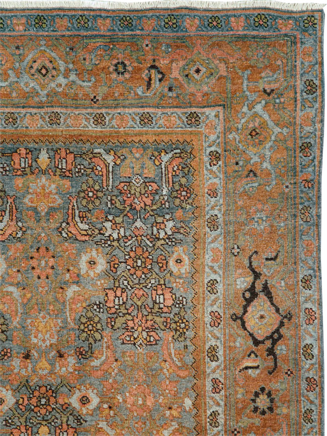 Antique Persian Bidjar Accent Rug, No.27862 - Galerie Shabab