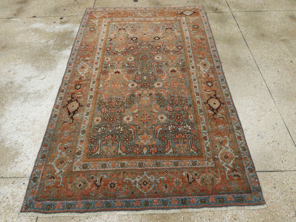 Antique Persian Bidjar Accent Rug, No.27862 - Galerie Shabab