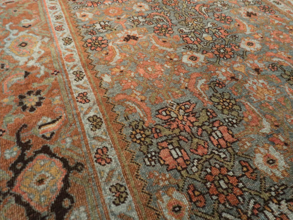 Antique Persian Bidjar Accent Rug, No.27862 - Galerie Shabab