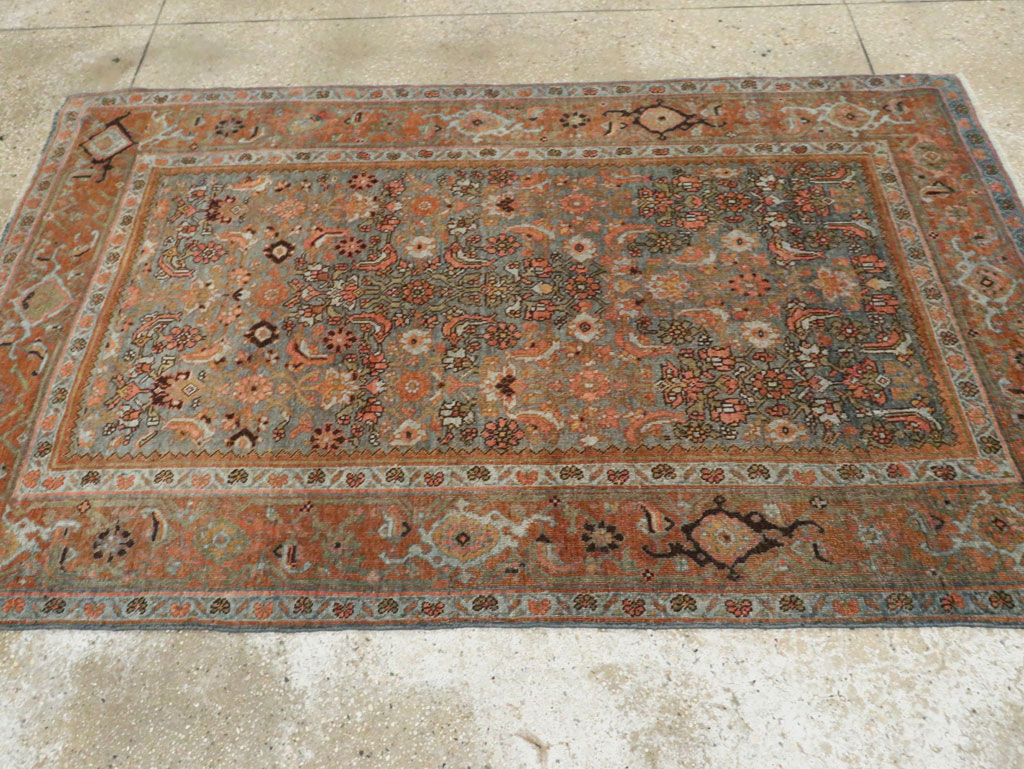 Antique Persian Bidjar Accent Rug, No.27862 - Galerie Shabab