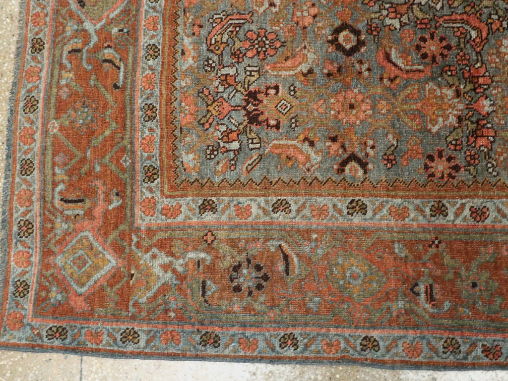 Antique Persian Bidjar Accent Rug, No.27862 - Galerie Shabab