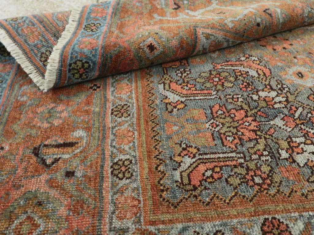Antique Persian Bidjar Accent Rug, No.27862 - Galerie Shabab