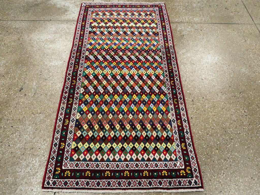Vintage Persian Hamadan Rug, No.27865 - Galerie Shabab