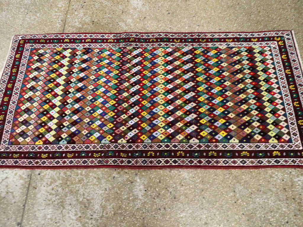 Vintage Persian Hamadan Rug, No.27865 - Galerie Shabab