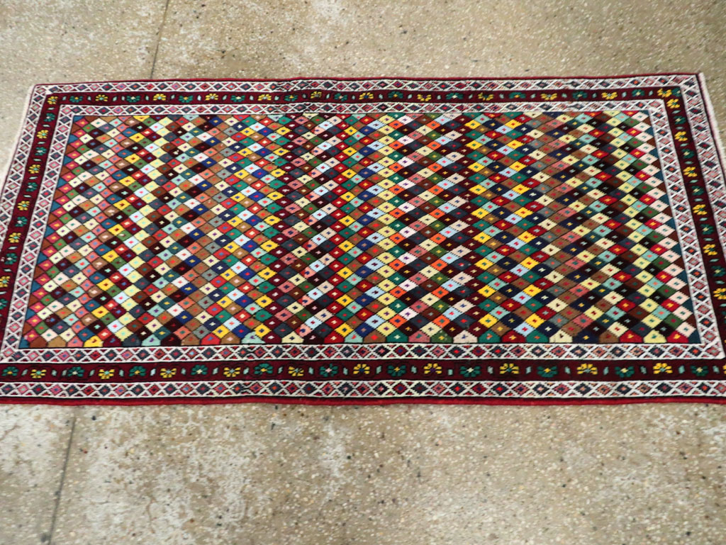 Vintage Persian Hamadan Rug, No.27865 - Galerie Shabab
