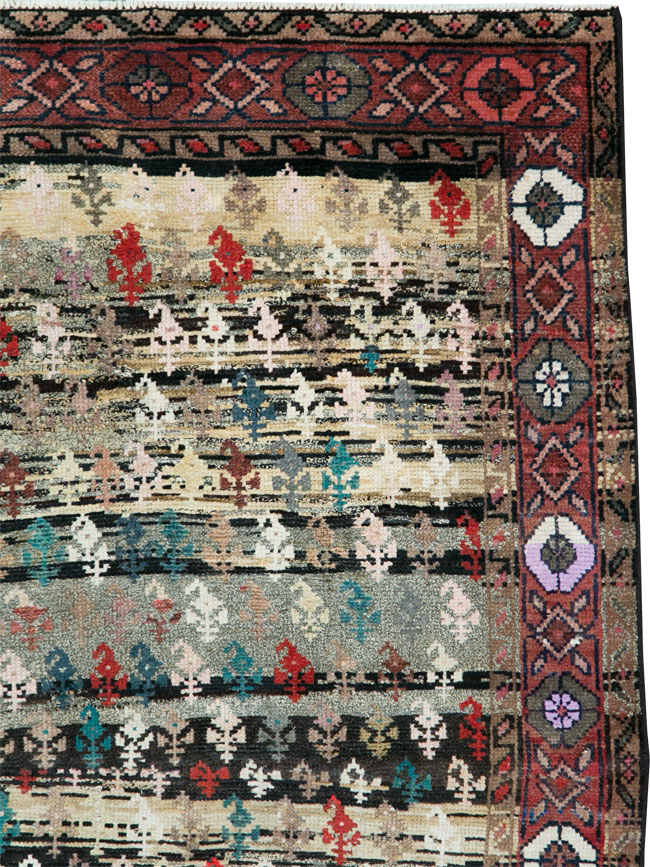Vintage Persian Hamadan Rug, No.27866 - Galerie Shabab