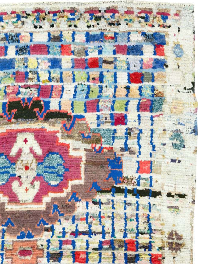 Vintage Persian Cotton Hamadan Rug, No.27867 - Galerie Shabab