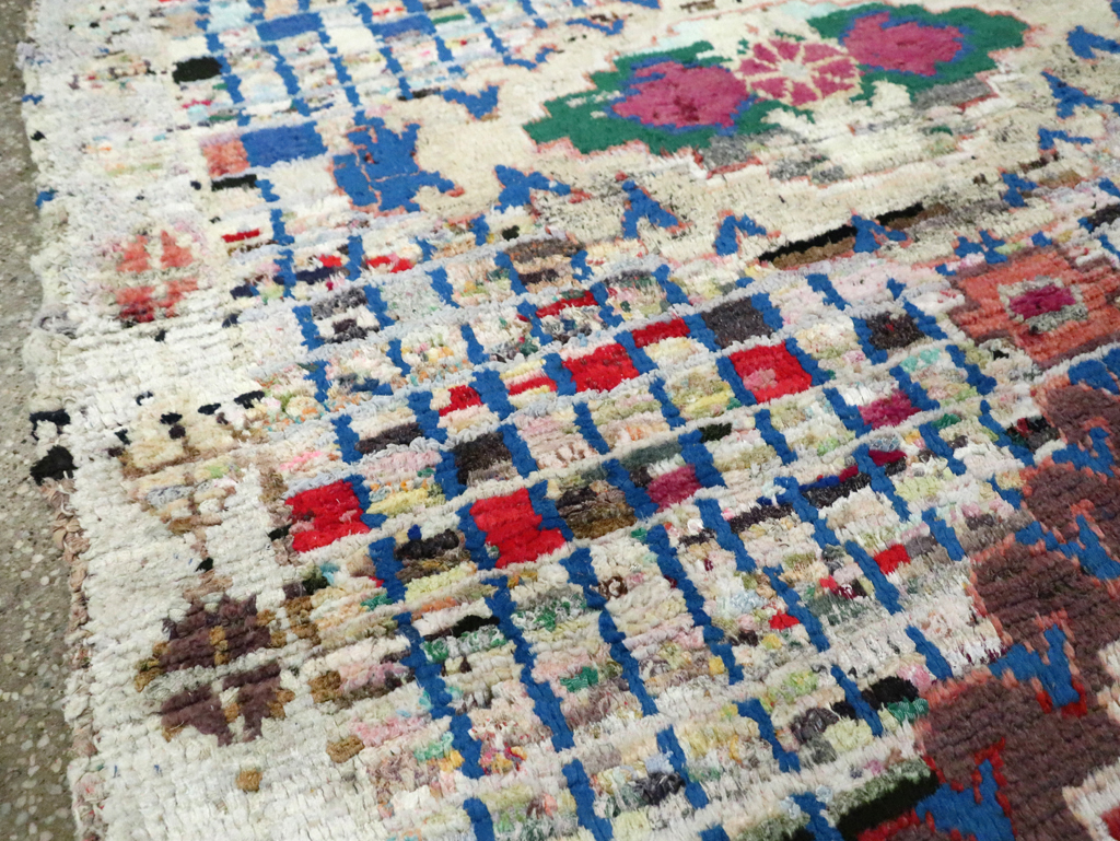 Vintage Persian Cotton Hamadan Rug, No.27867 - Galerie Shabab