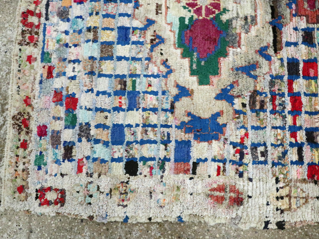 Vintage Persian Cotton Hamadan Rug, No.27867 - Galerie Shabab