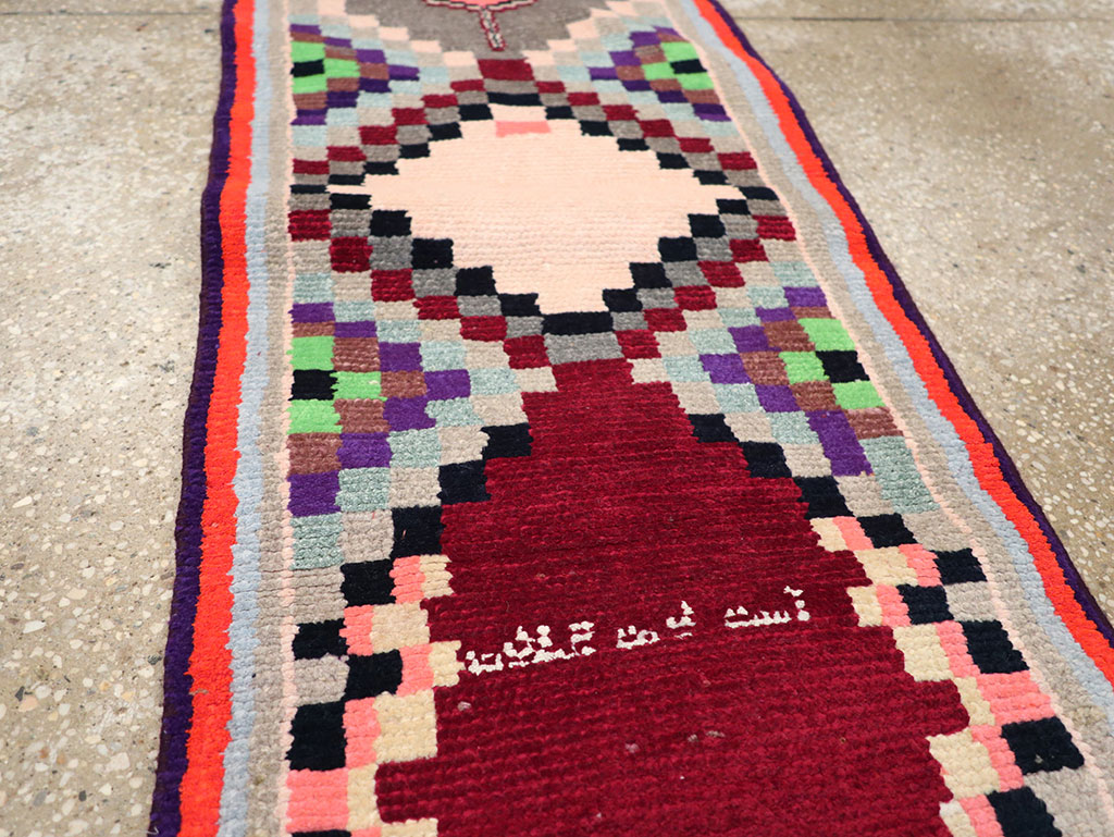 Vintage Persian Mahal Small Runner, No.27868 - Galerie Shabab