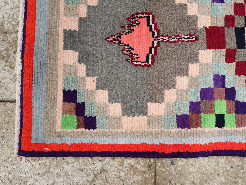 Vintage Persian Mahal Small Runner, No.27868 - Galerie Shabab