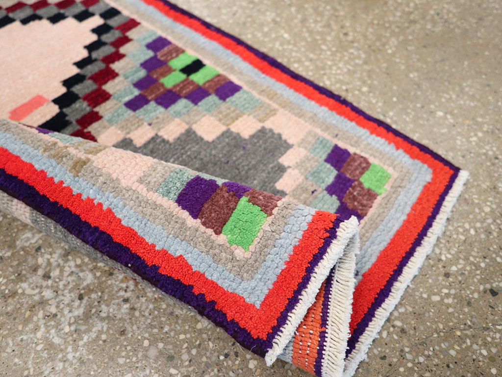 Vintage Persian Mahal Small Runner, No.27868 - Galerie Shabab