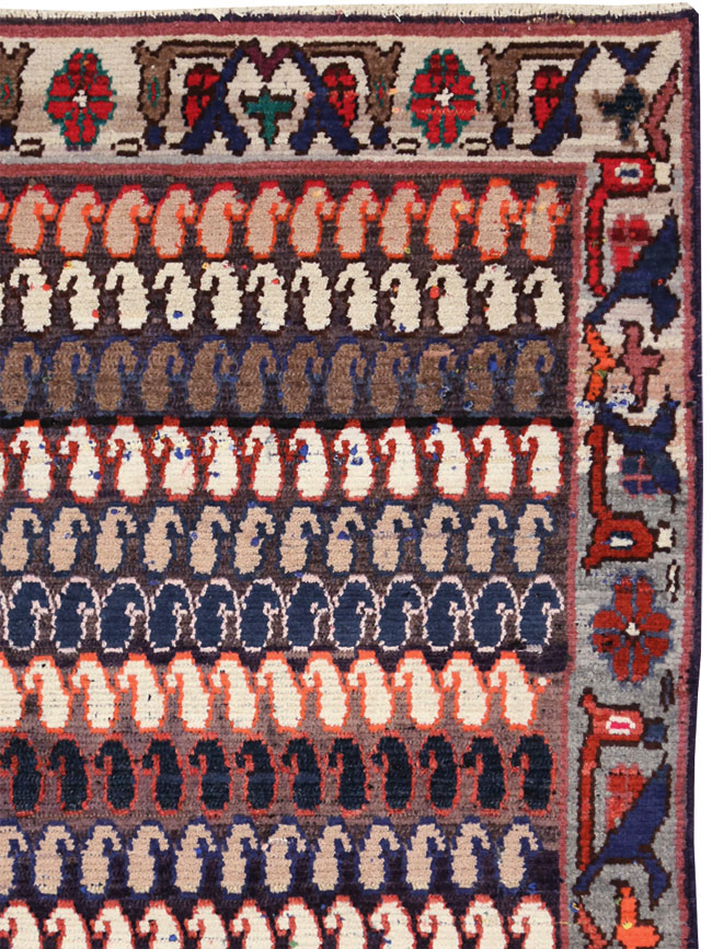 Vintage Persian Hamadan Rug, No.27871 - Galerie Shabab