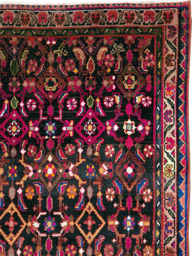 Vintage Persian Hamadan Rug, No.27874 - Galerie Shabab