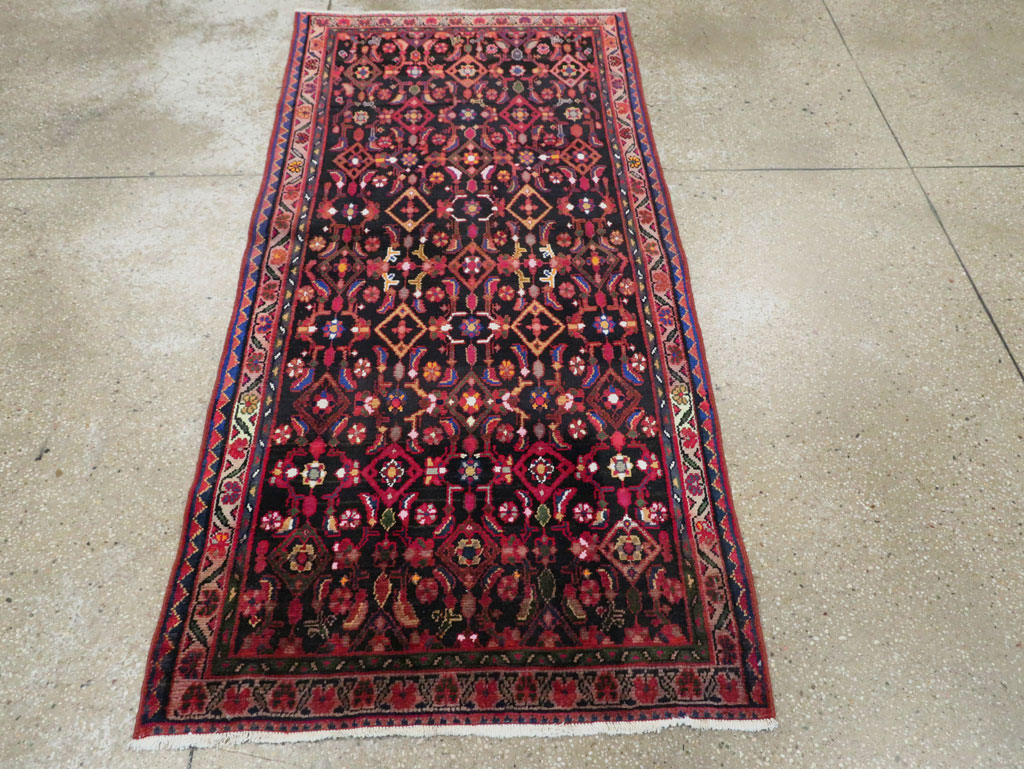 Vintage Persian Hamadan Rug, No.27874 - Galerie Shabab