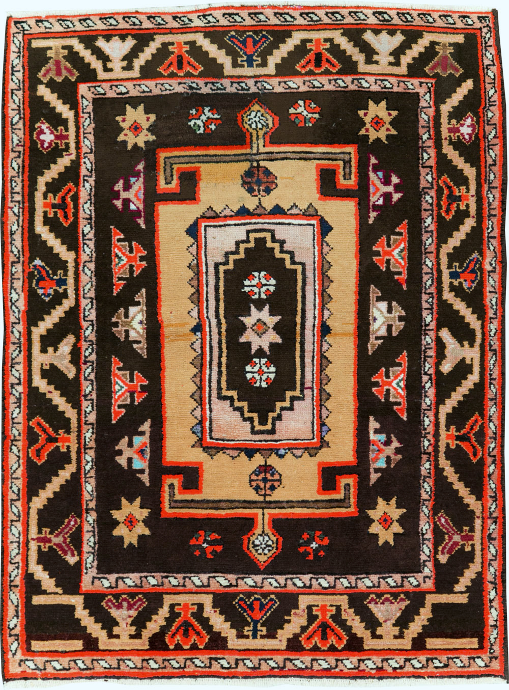 Vintage Persian Hamadan Rug, No.27876 - Galerie Shabab
