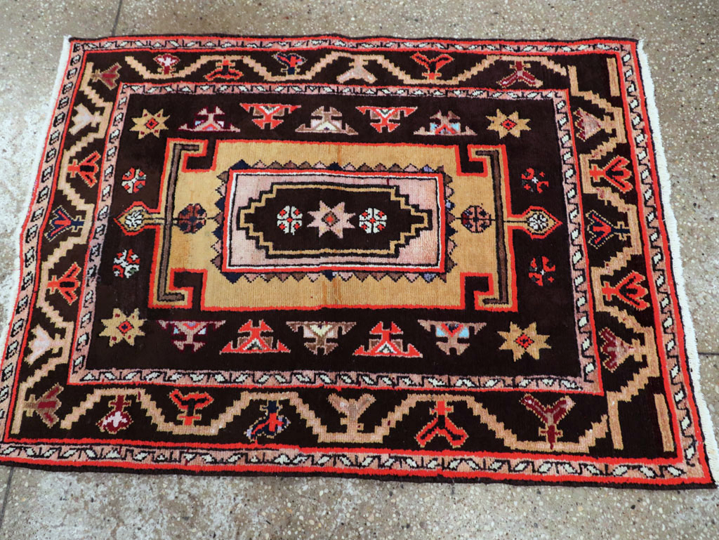 Vintage Persian Hamadan Rug, No.27876 - Galerie Shabab