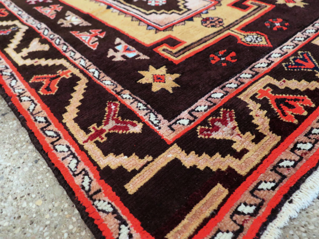 Vintage Persian Hamadan Rug, No.27876 - Galerie Shabab