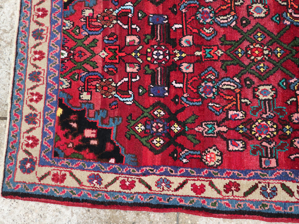 Vintage Persian Hamadan Rug, No.27879 - Galerie Shabab
