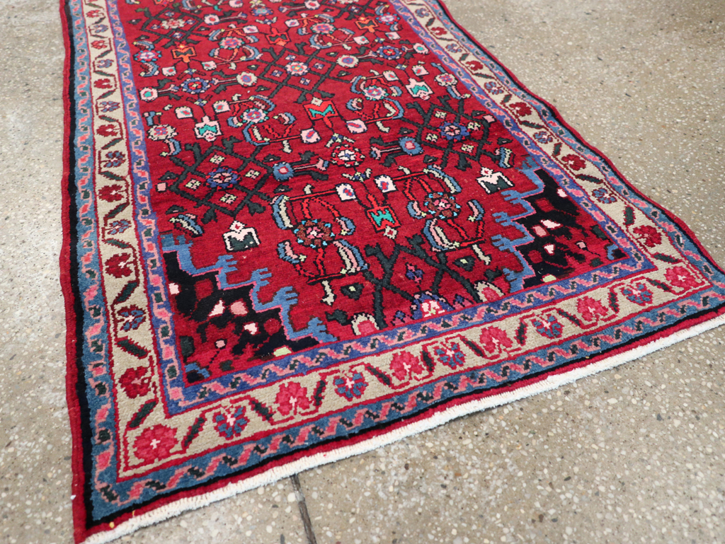 Vintage Persian Hamadan Rug, No.27879 - Galerie Shabab