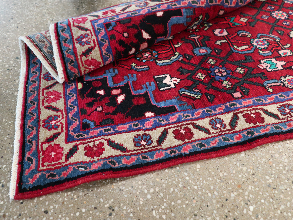 Vintage Persian Hamadan Rug, No.27879 - Galerie Shabab