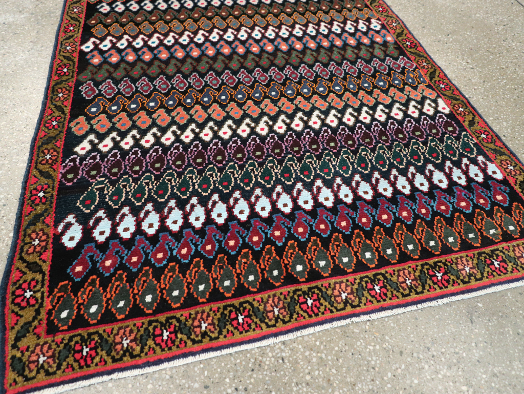 Vintage Persian Hamadan Rug, No.27881 - Galerie Shabab