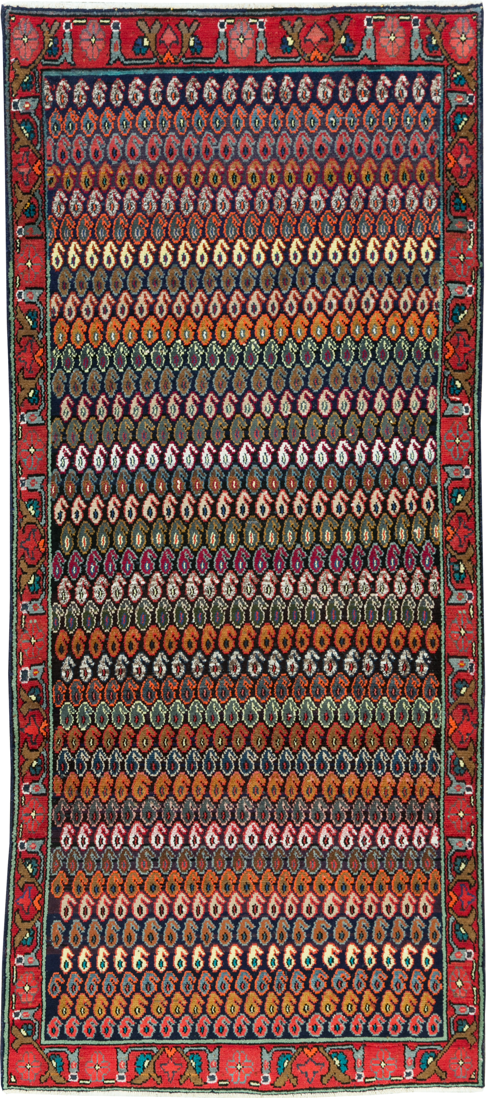 Vintage Persian Hamadan Rug, No.27882 - Galerie Shabab