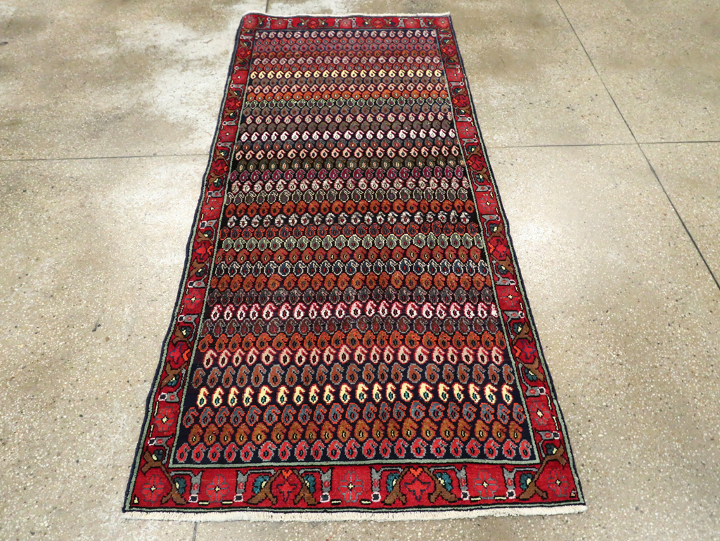 Vintage Persian Hamadan Rug, No.27882 - Galerie Shabab