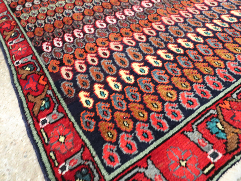 Vintage Persian Hamadan Rug, No.27882 - Galerie Shabab