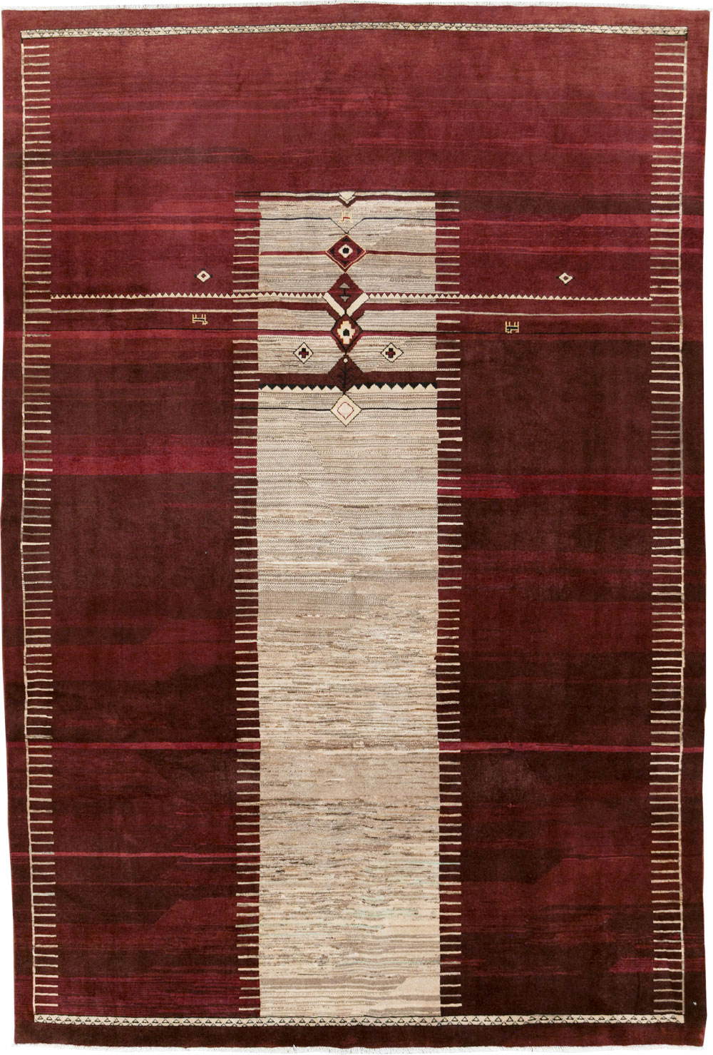 Vintage Persian Tabriz Rug, No.27885 - Galerie Shabab