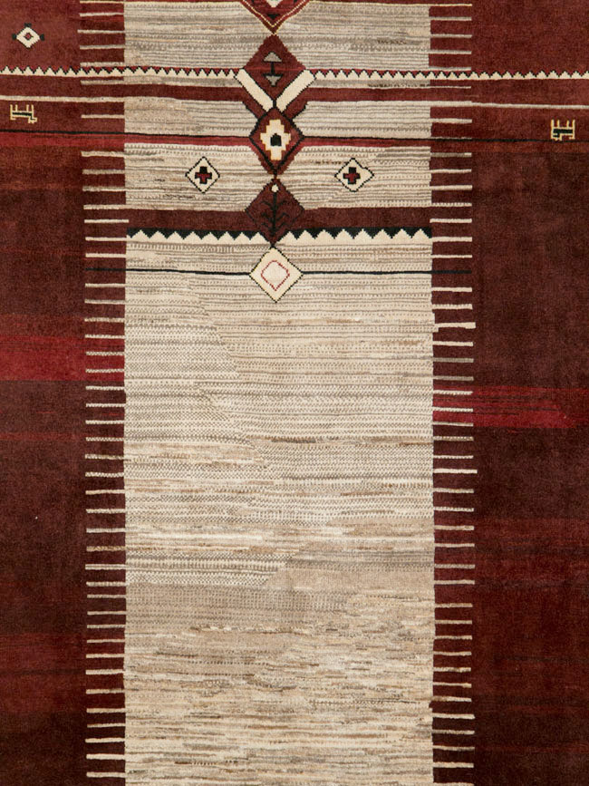 Vintage Persian Tabriz Rug, No.27885 - Galerie Shabab