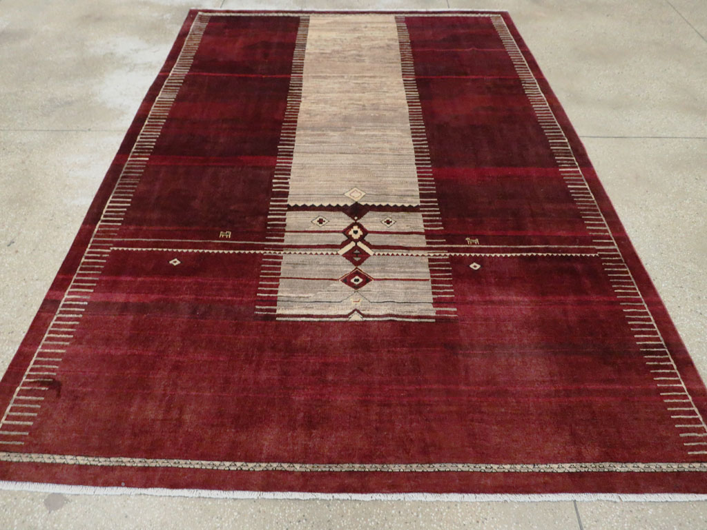 Vintage Persian Tabriz Rug, No.27885 - Galerie Shabab