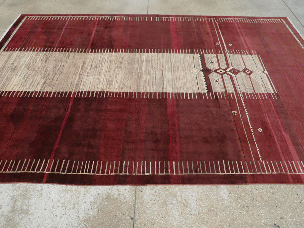 Vintage Persian Tabriz Rug, No.27885 - Galerie Shabab