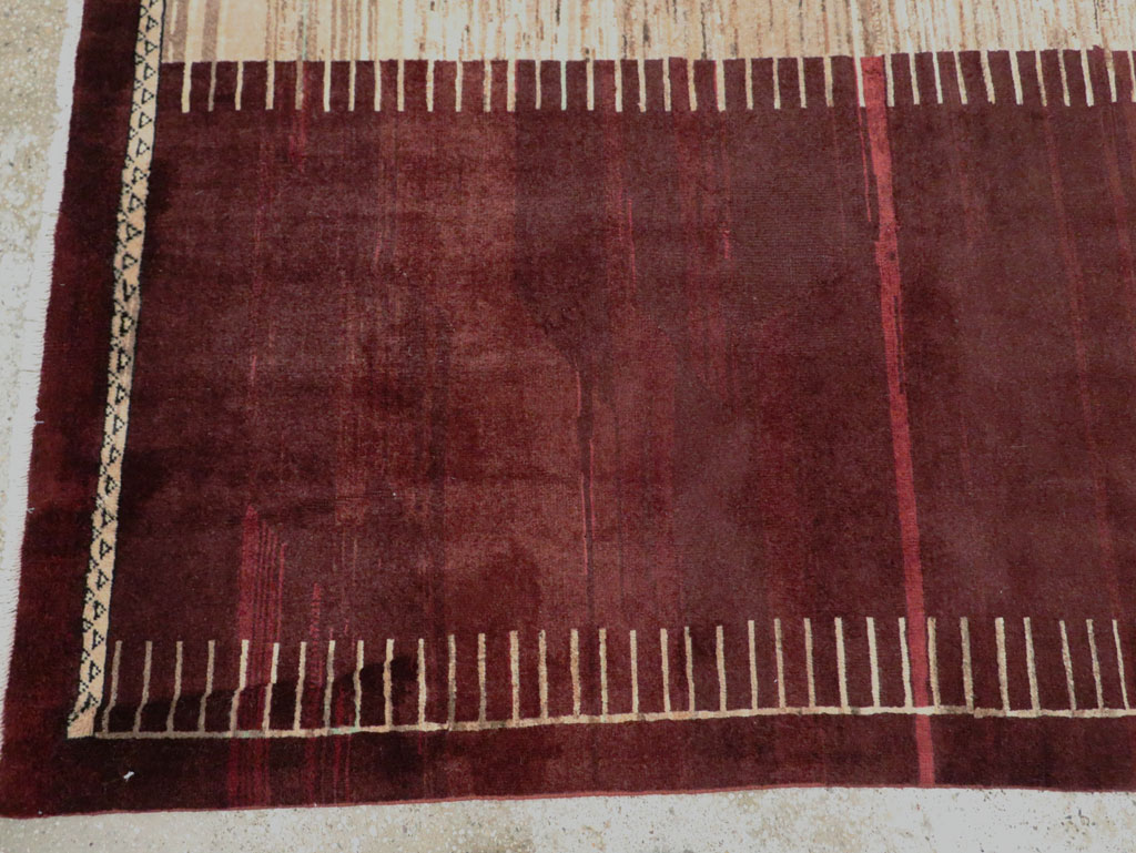 Vintage Persian Tabriz Rug, No.27885 - Galerie Shabab
