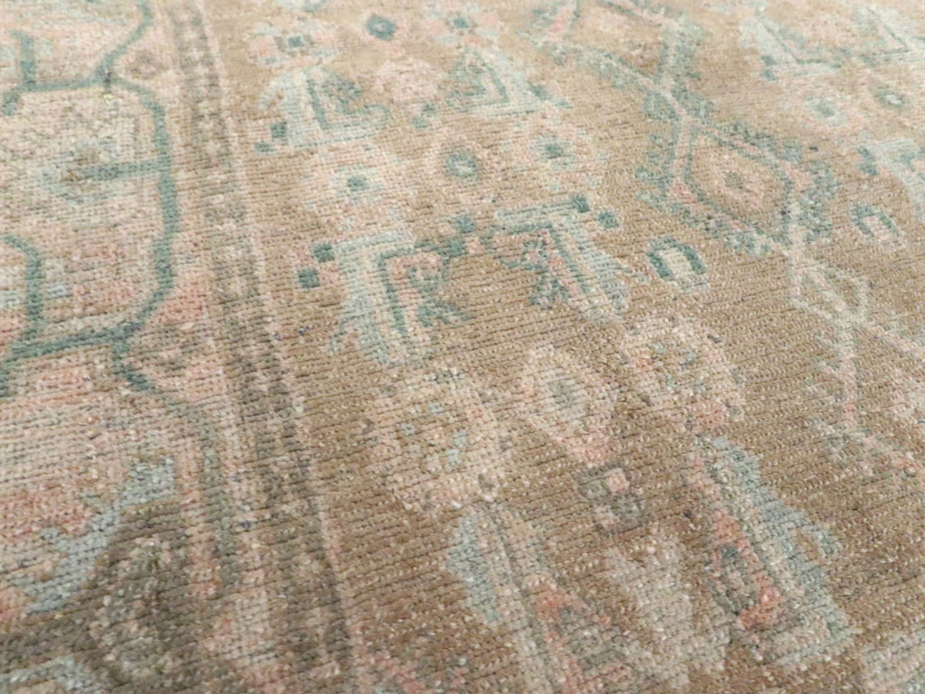 Vintage Persian Malayer Throw Rug, No.27890 - Galerie Shabab