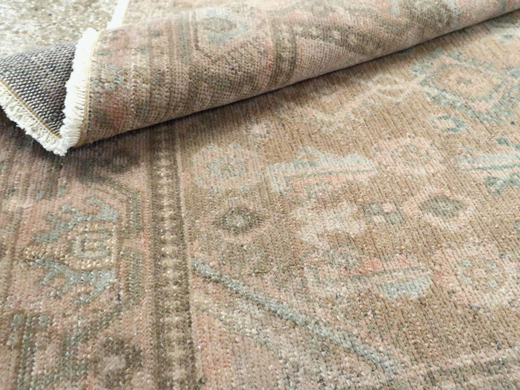 Vintage Persian Malayer Throw Rug, No.27890 - Galerie Shabab