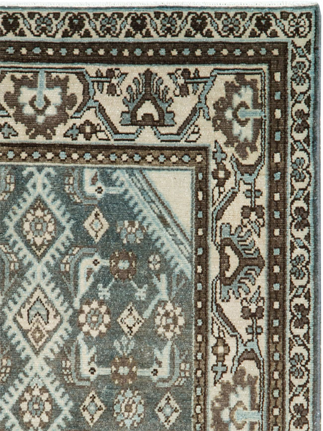 Vintage Persian Malayer Throw Rug (Pair: 1 of 2), No.27892 - Galerie Shabab