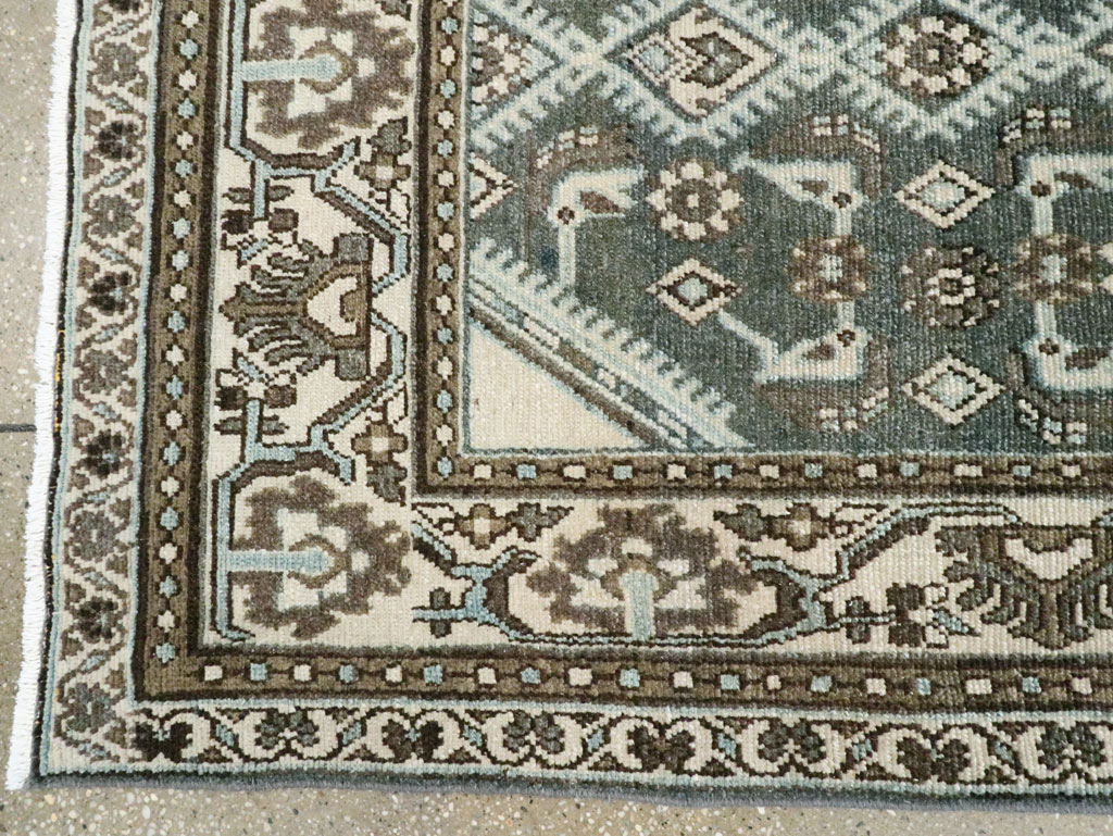 Vintage Persian Malayer Throw Rug (Pair: 1 of 2), No.27892 - Galerie Shabab