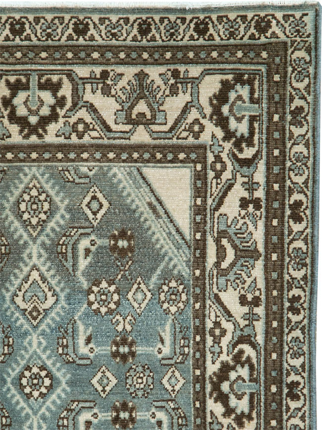 Vintage Persian Malayer Throw Rug (Pair: 2 of 2), No.27894 - Galerie Shabab